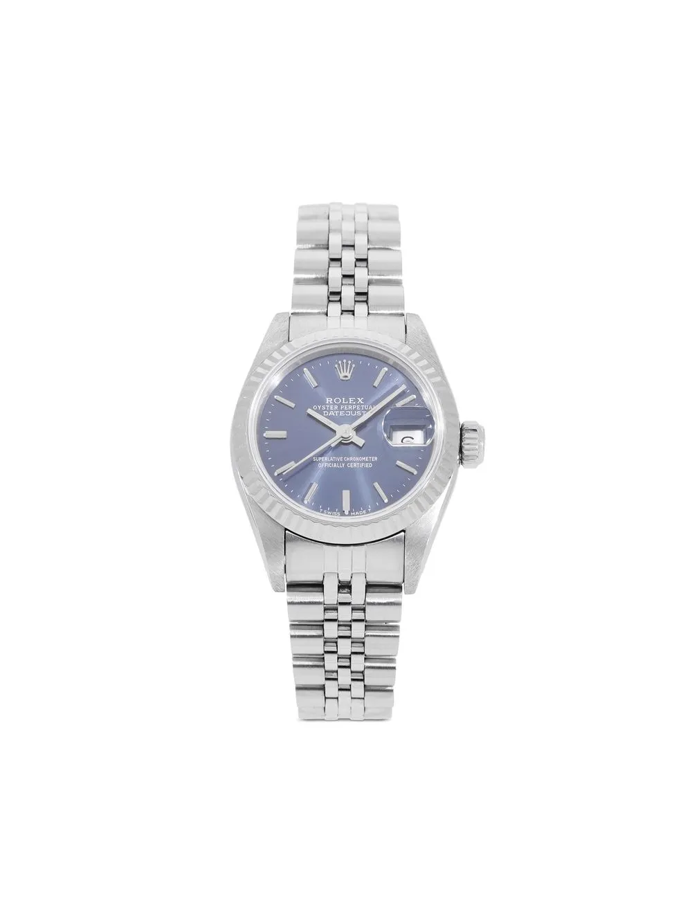 

Rolex 1993 pre-owned Lady-Datejust 26mm - Blue