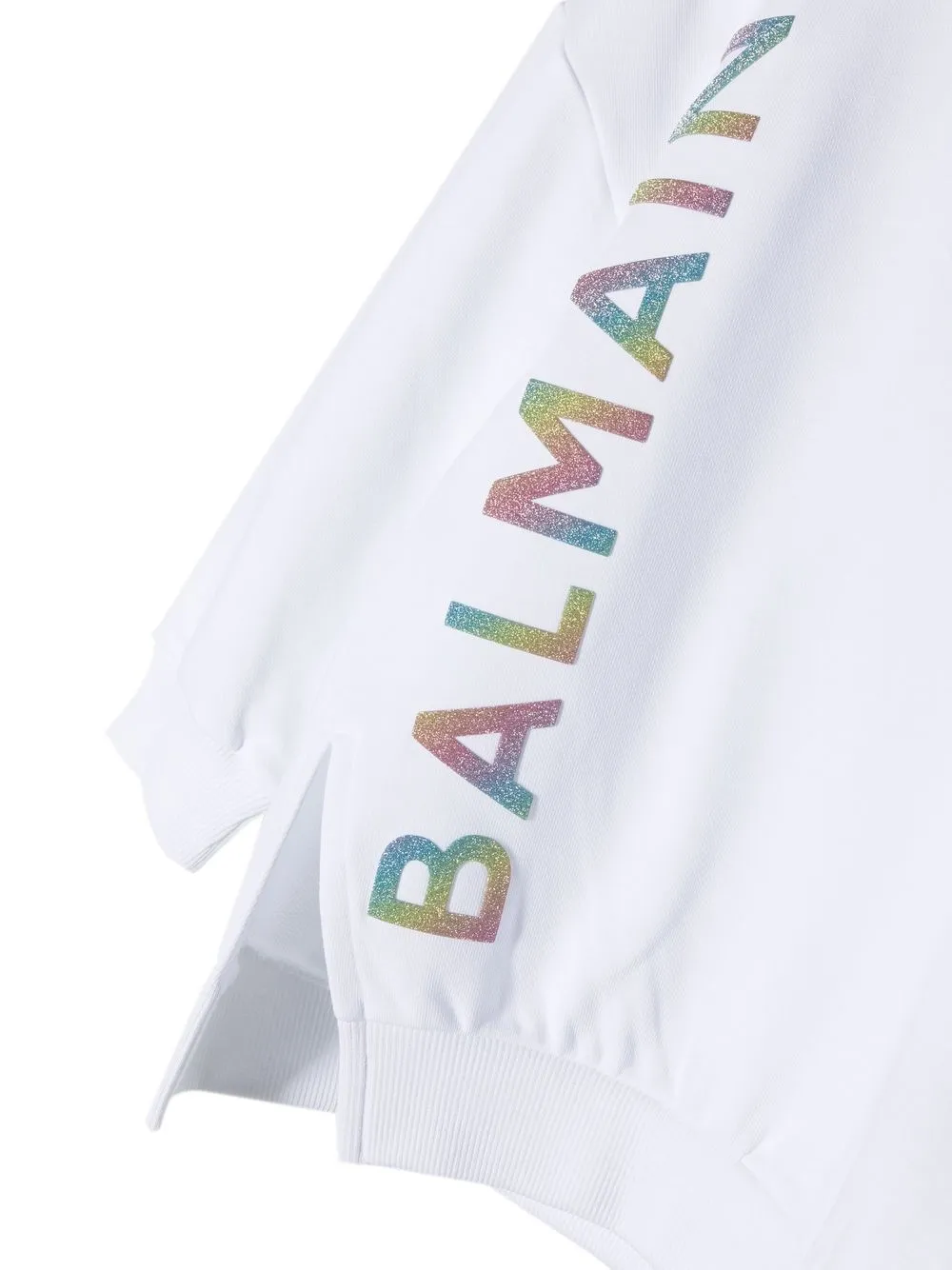 Balmain Logo-print Sweatshirt In 白色