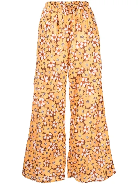 Faithfull the Brand Inez floral-print trousers