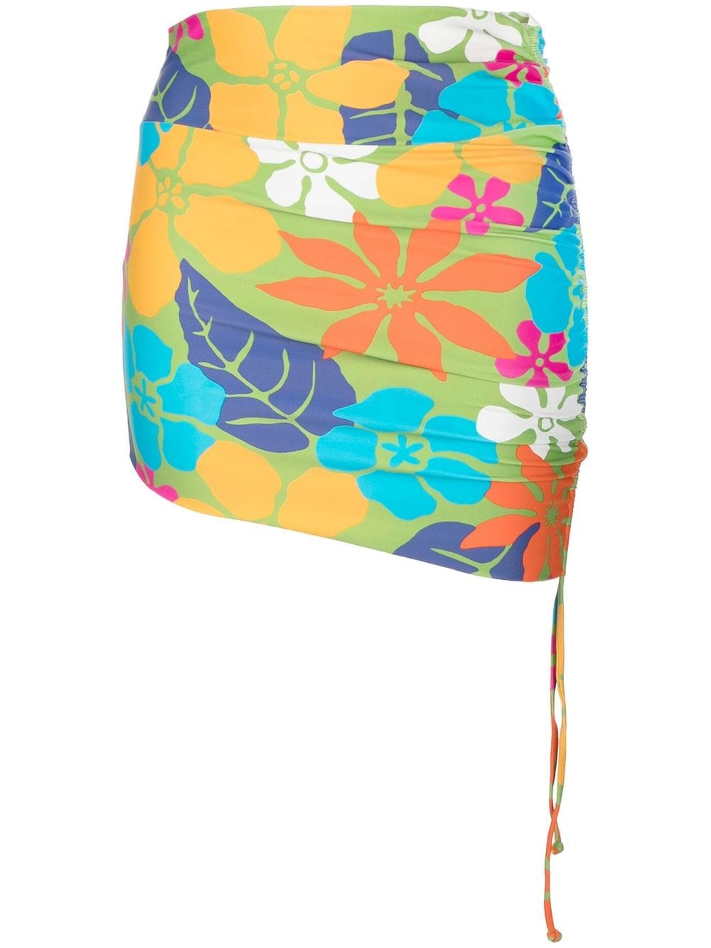 Faithfull The Brand Floral-print Short Skirt In Multicolour