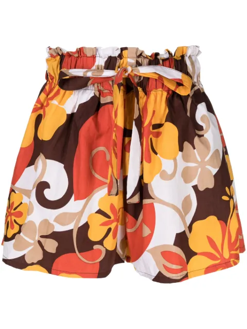 Faithfull the Brand paperbag-waist cotton shorts