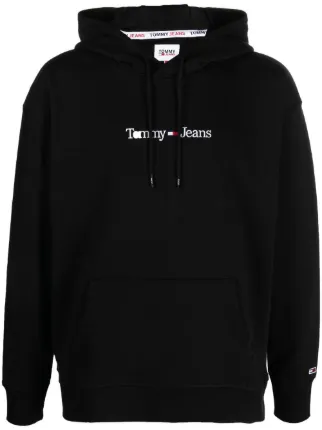 Tommy jeans black hoodie new arrivals