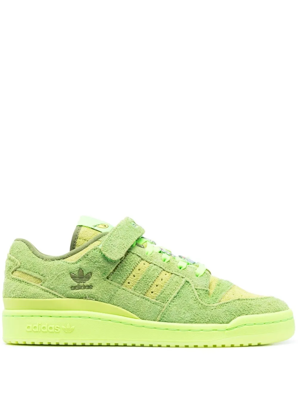 

adidas The Grinch suede low-top sneakers - Green