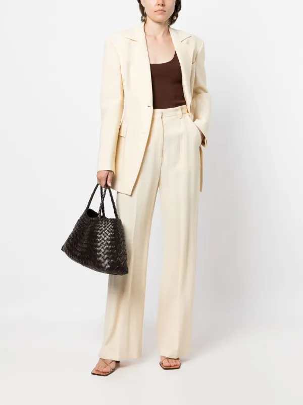 DRAGON DIFFUSION Santa Interwoven Leather Bag | Brown | FARFETCH