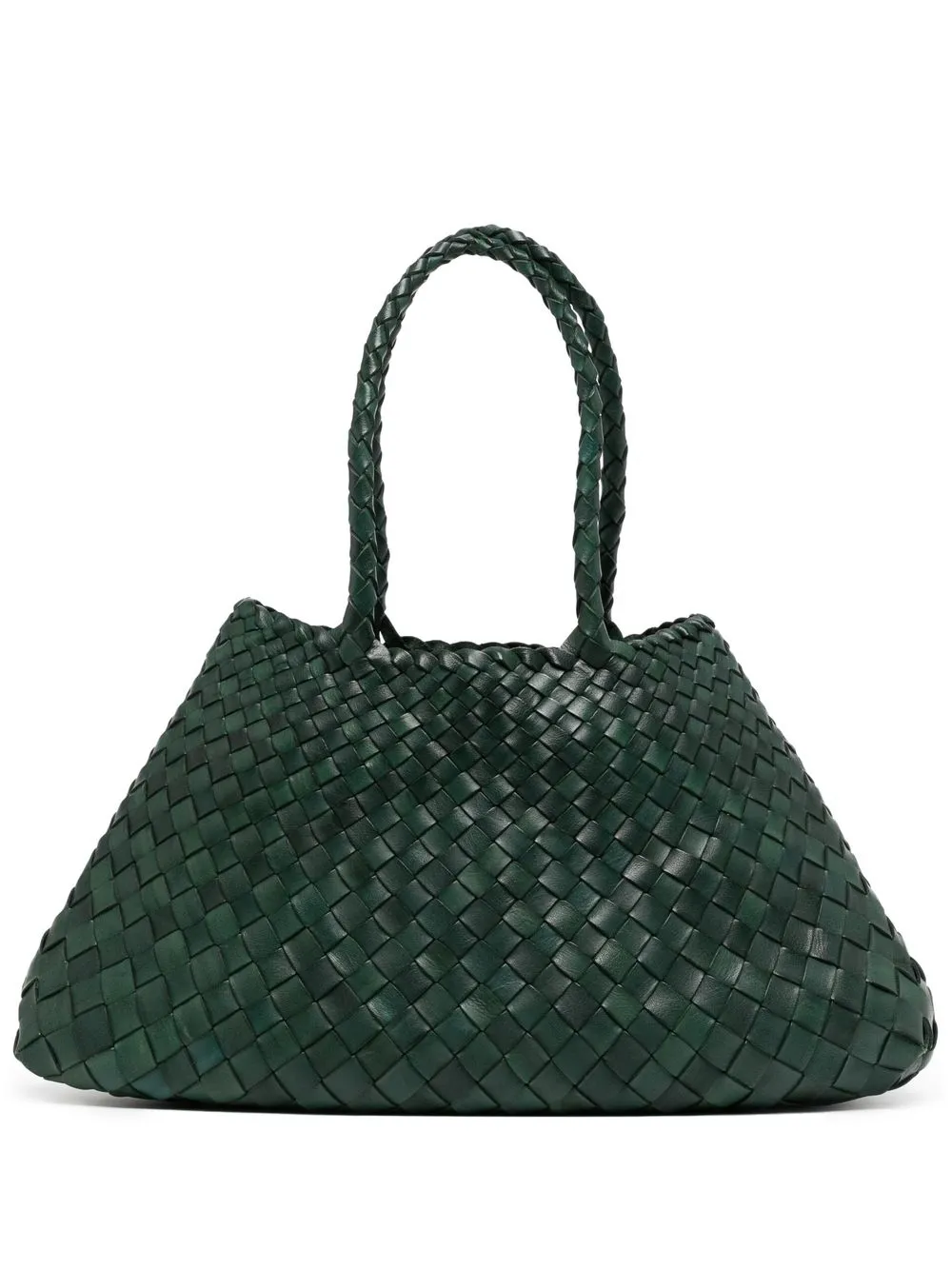 DRAGON DIFFUSION bolsa de hombro entretejida - Verde