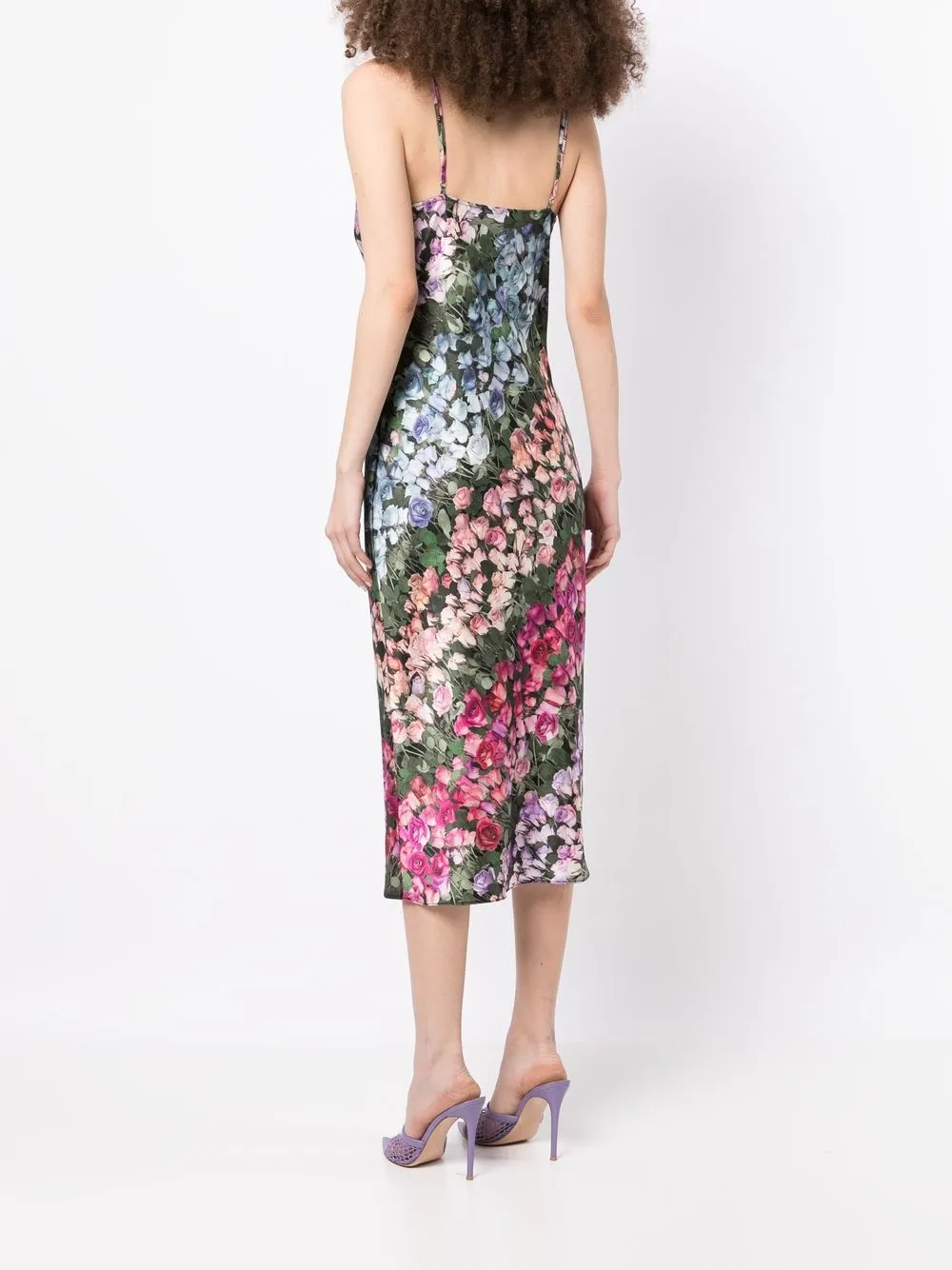 Fleur Du Mal Kleid Mit Rosen-print In Multicolour
