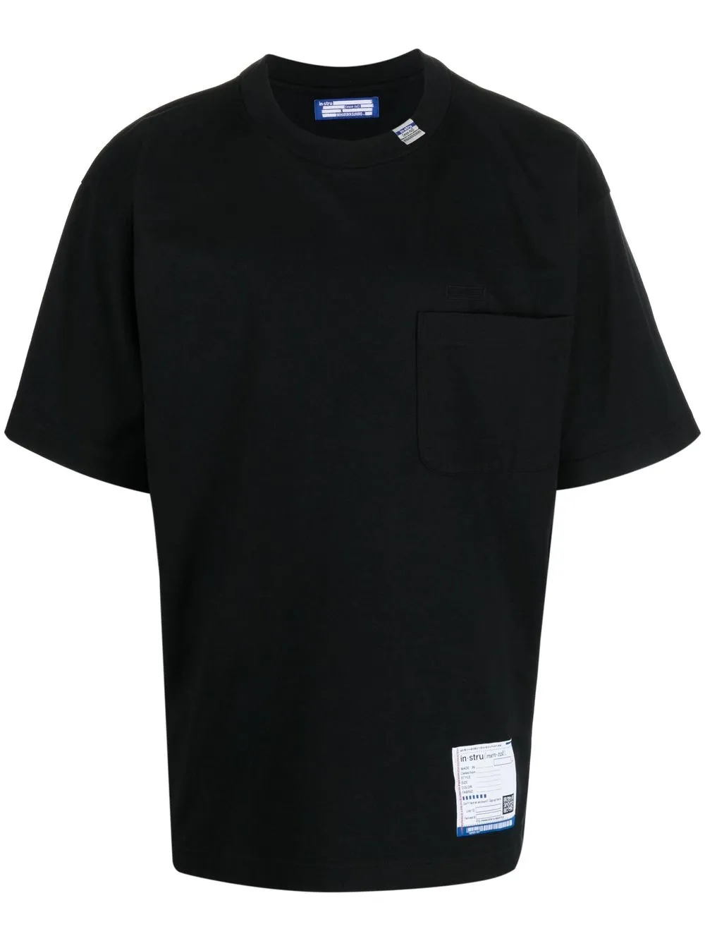 

Maison Mihara Yasuhiro logo-patch round-neck T-shirt - Black