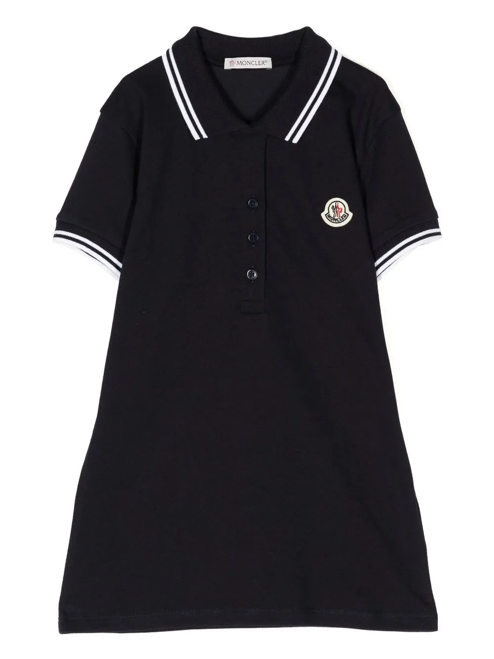 

Moncler Enfant playera tipo polo con parche del logo en el pecho - 773