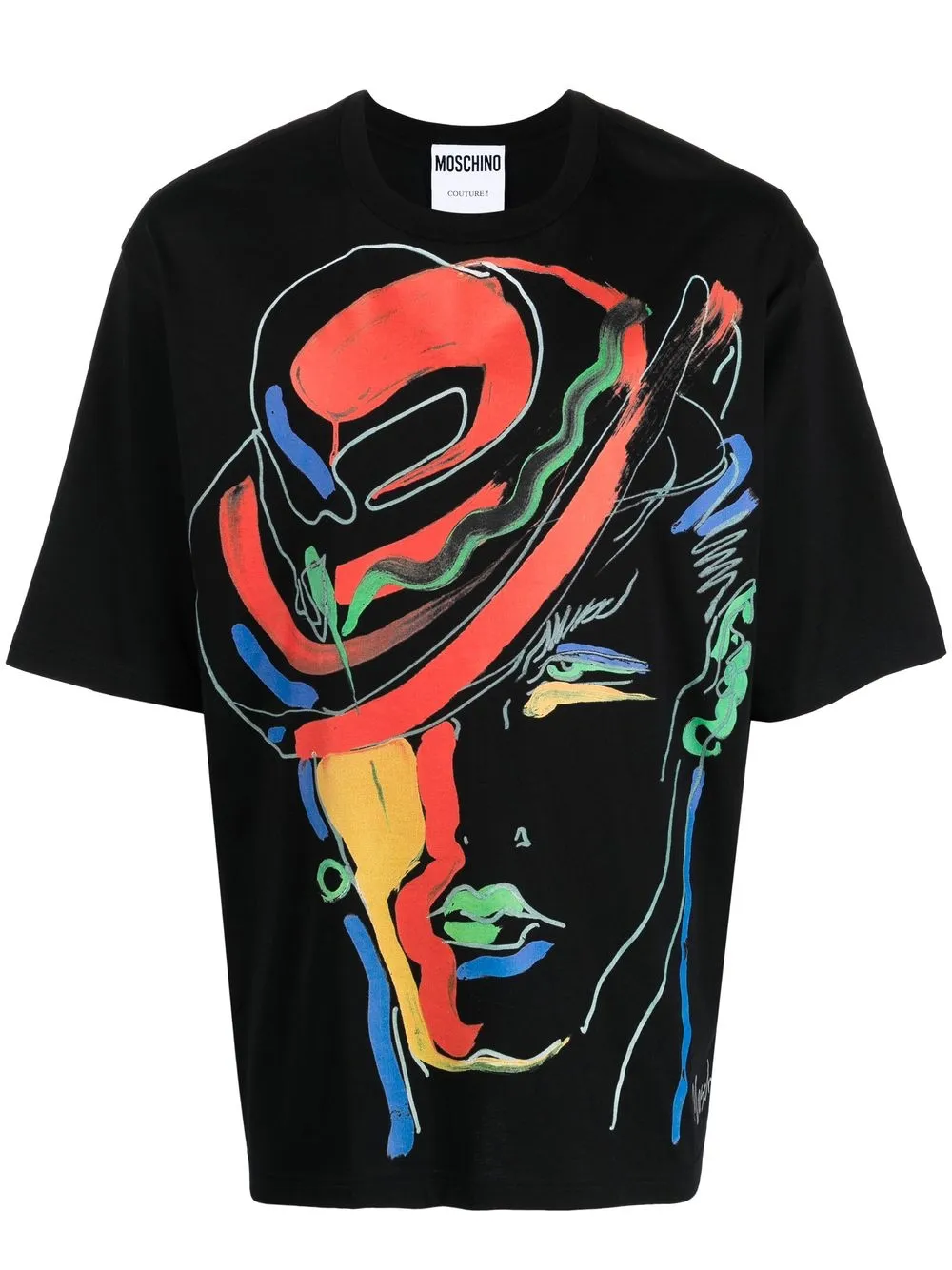 

Moschino graphic-print T-shirt - Black