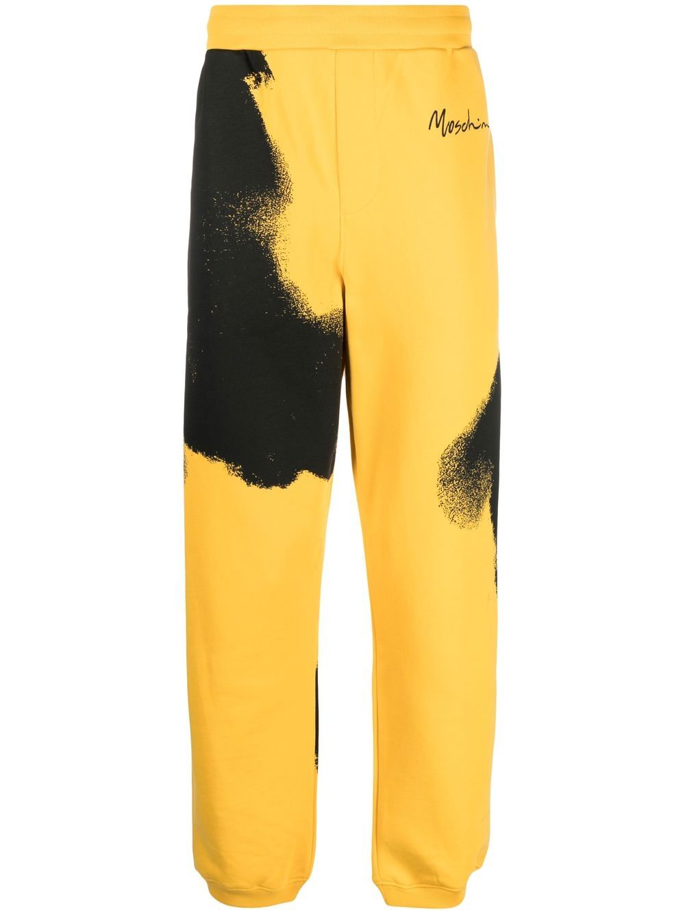 

Moschino pants con estampado gráfico - Amarillo