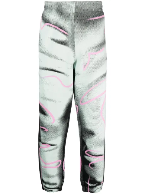 Moschino Shadows & Squiggles-print track pants