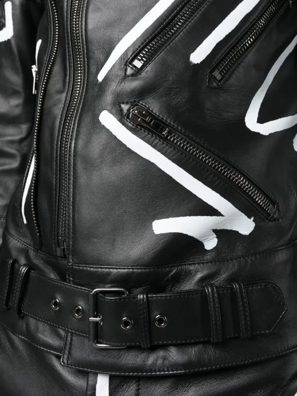 white paint for leather jacket
