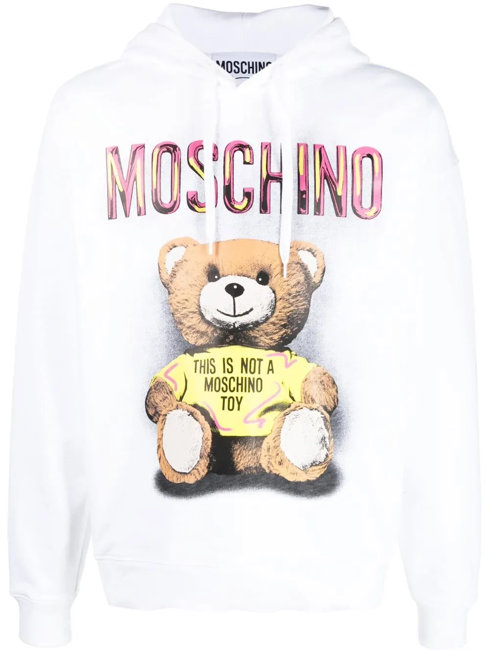 MOSCHINO TEDDY GRAPHIC-PRINT HOODIE