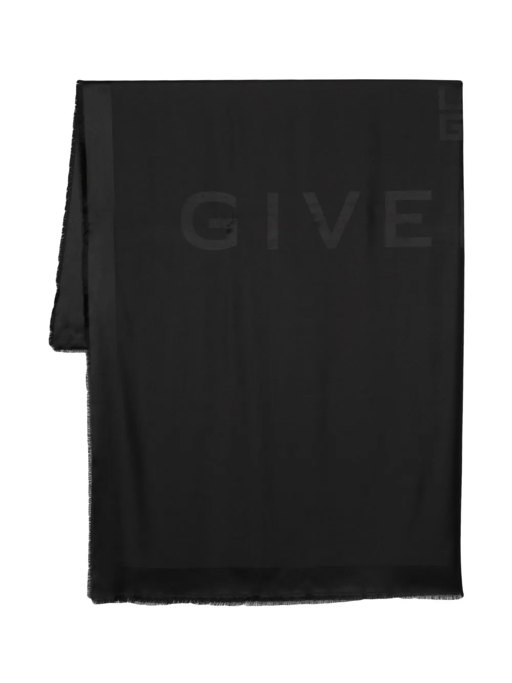 Givenchy Sjaal met logoprint Zwart