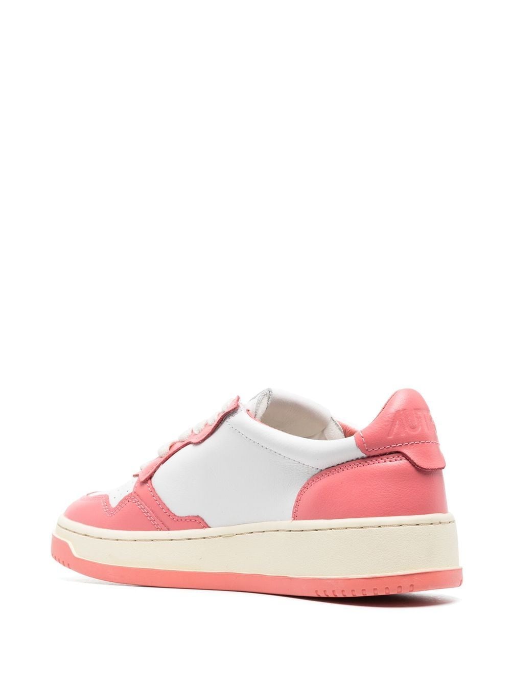 Shop Autry Leather Low-top Sneakers In Pink