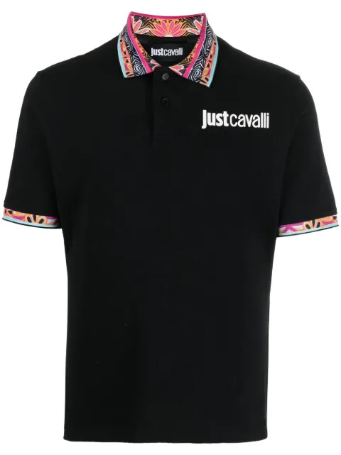 Just Cavalli Poloshirt mit Logo-Print