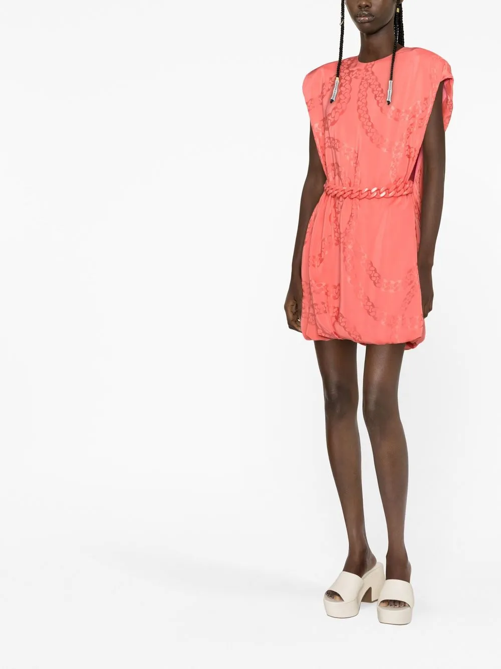 Stella McCartney chain-embellished Puff Minidress - Farfetch