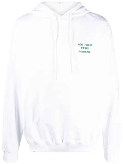 Drôle De Monsieur hoodie à slogan imprimé