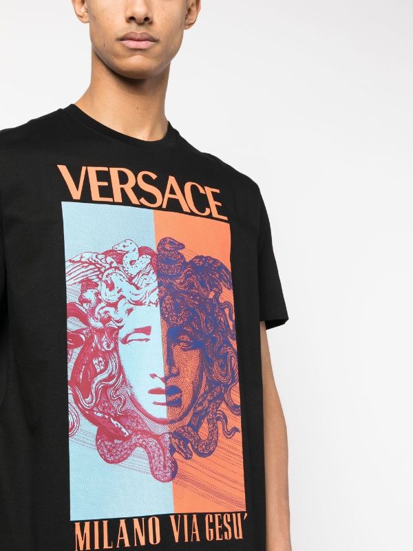 Versace Medusa-print T-shirt - Farfetch