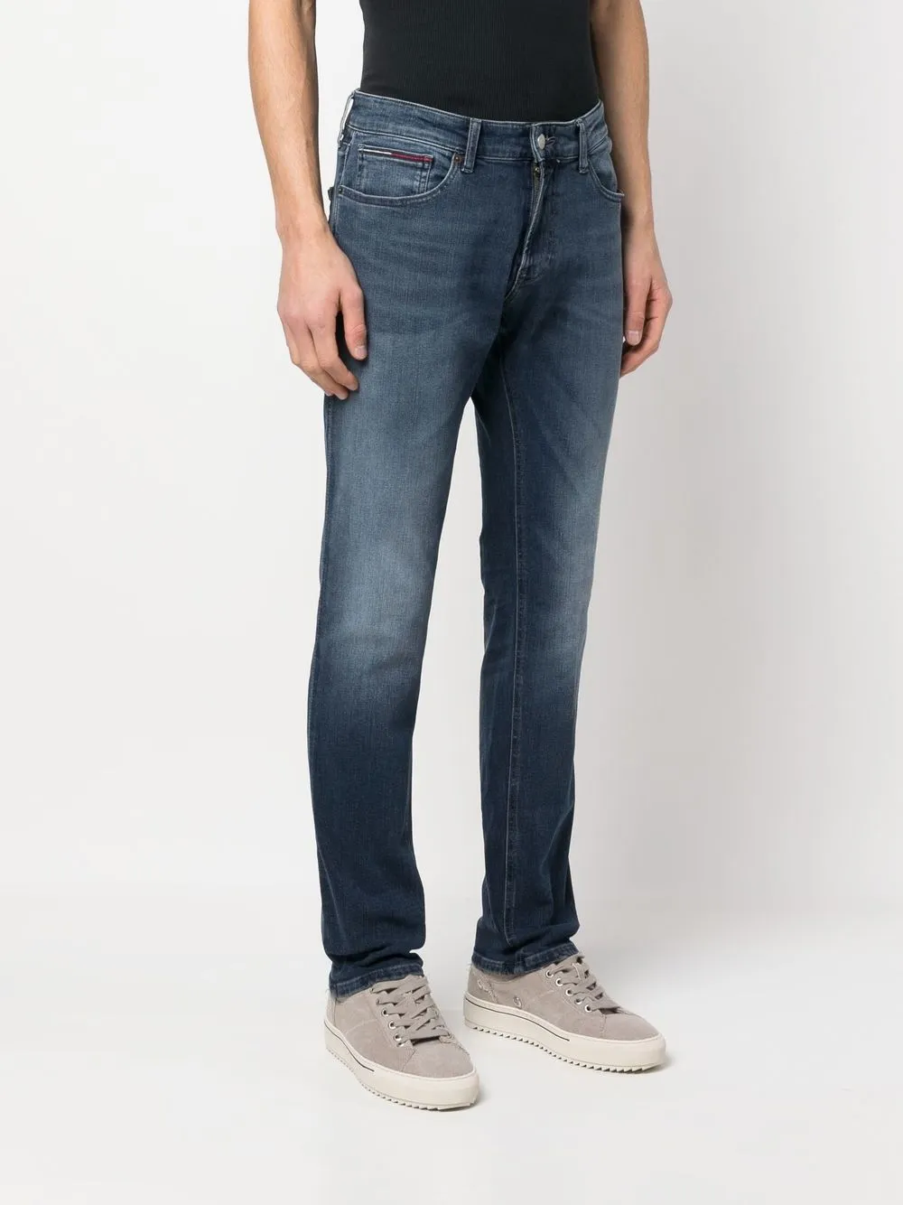 Tommy Jeans Scanton Mid-rise Slim-fit Jeans In Blue