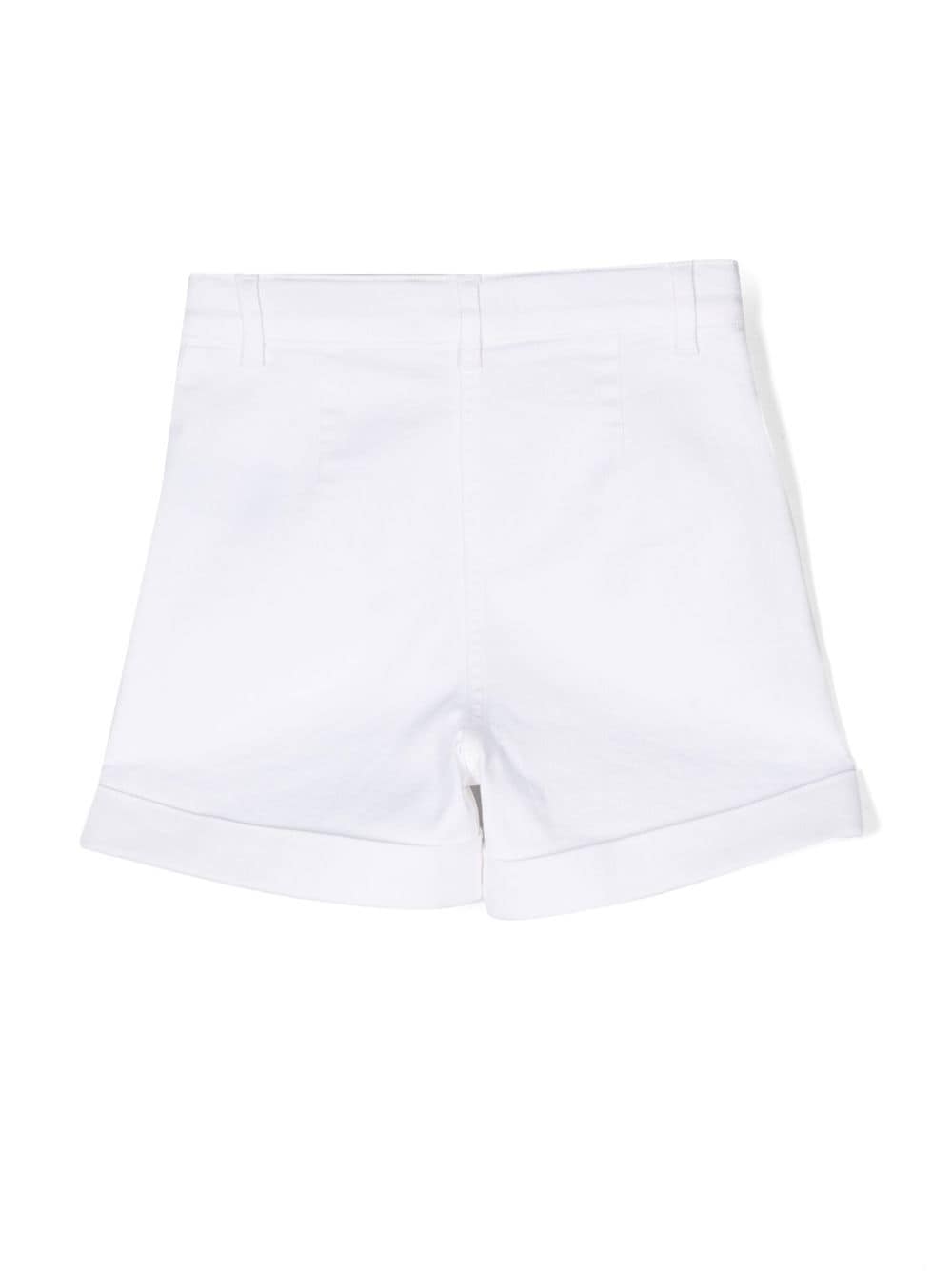 Image 2 of Balmain Kids decorative-buttoned high-waisted shorts