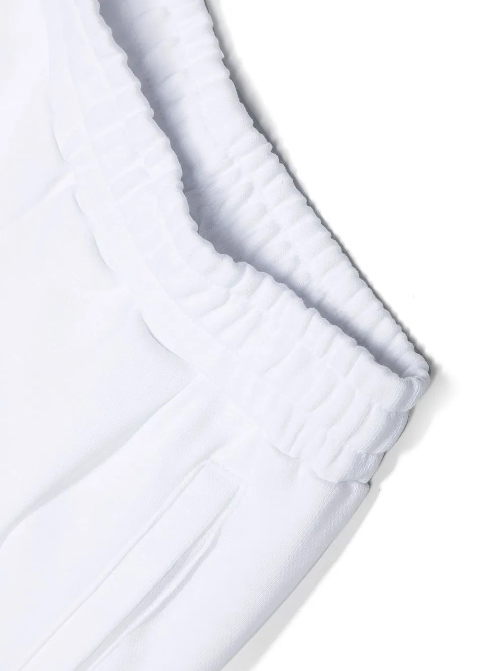 Balmain Logo-print Elasticated Tracks Pants In 白色