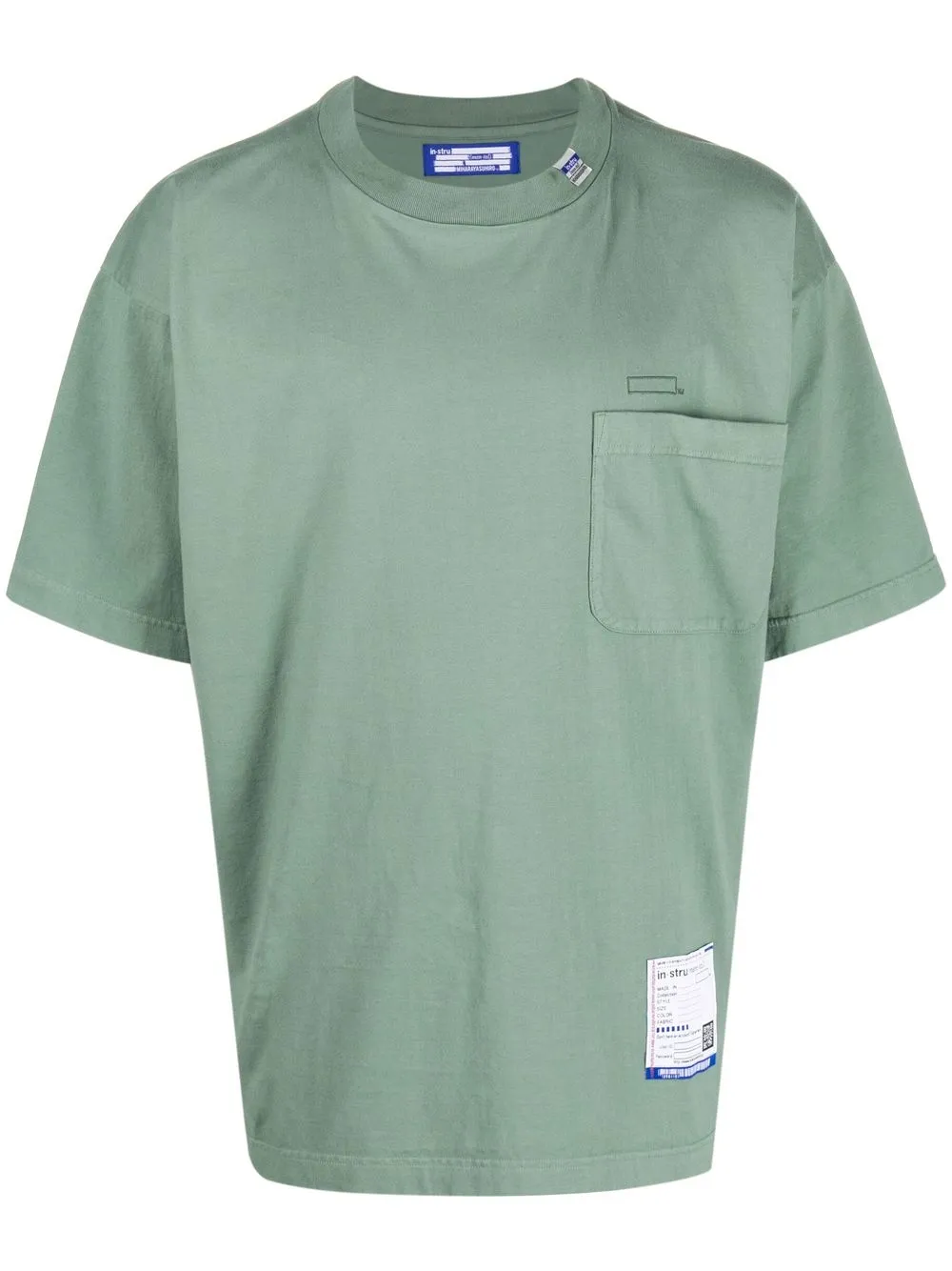 

Maison Mihara Yasuhiro logo-patch cotton T-shirt - Green