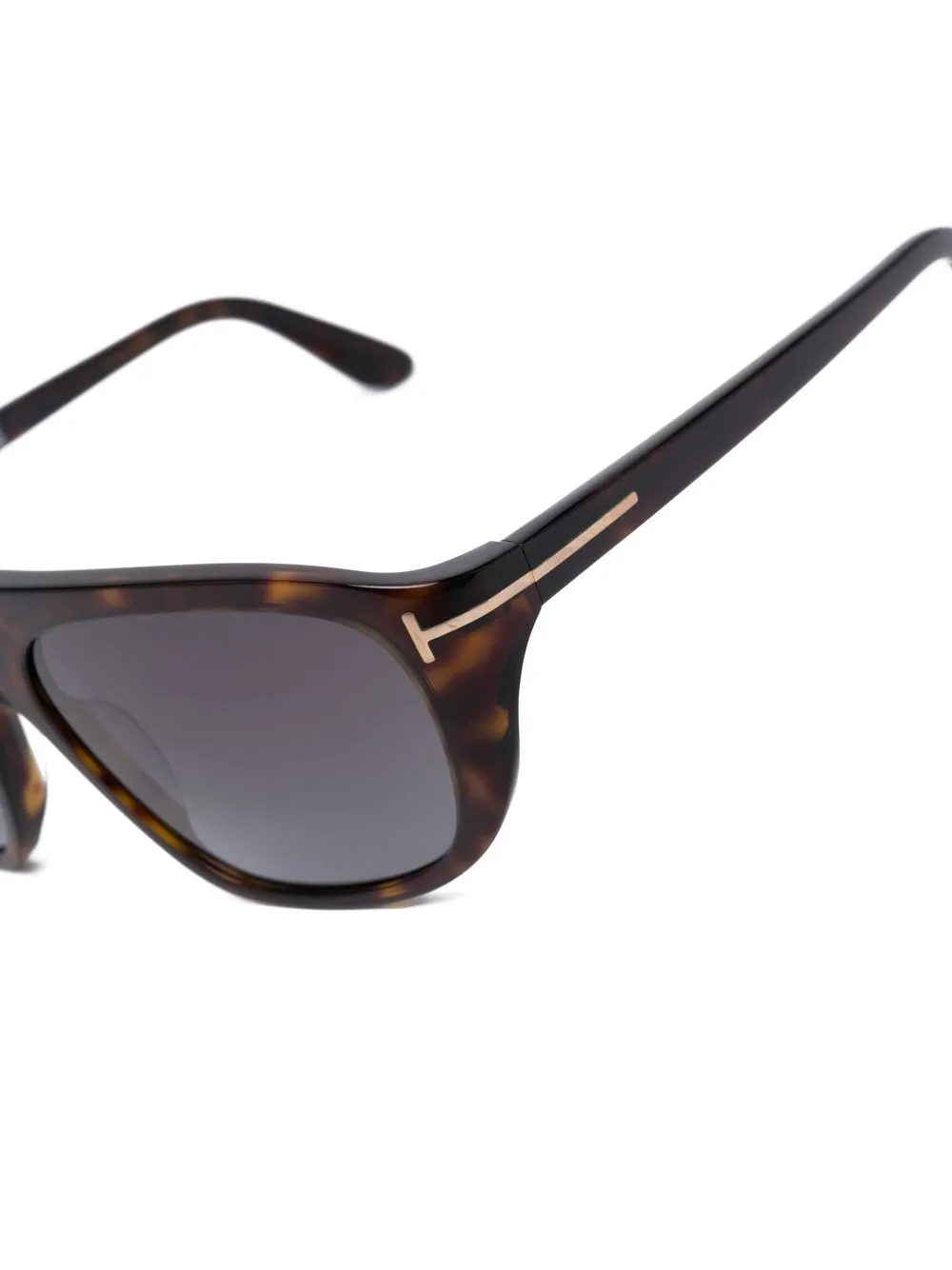 Shop Tom Ford Square-frame Sunglasses In Brown