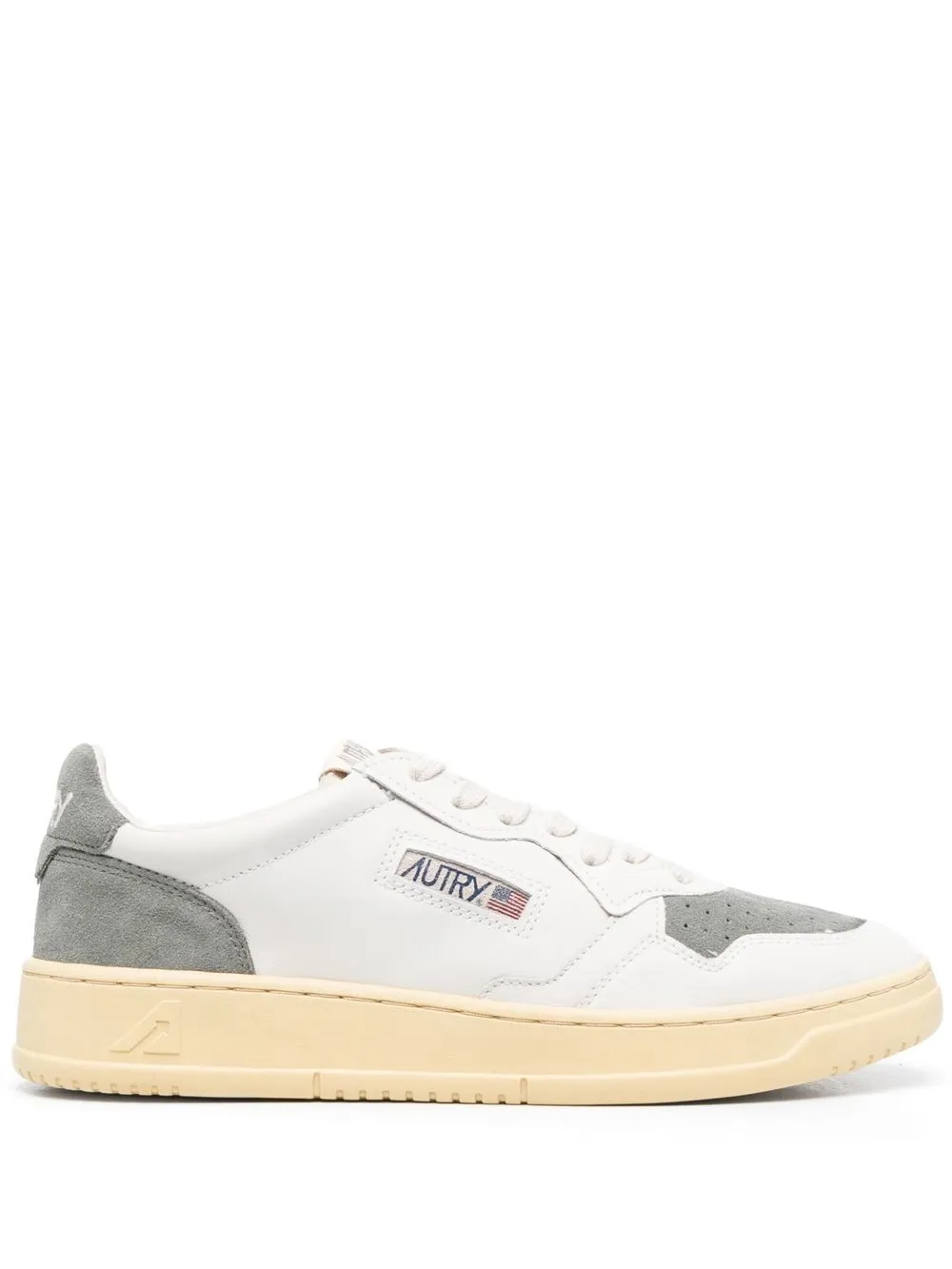 

Autry logo-patch low top sneakers - White
