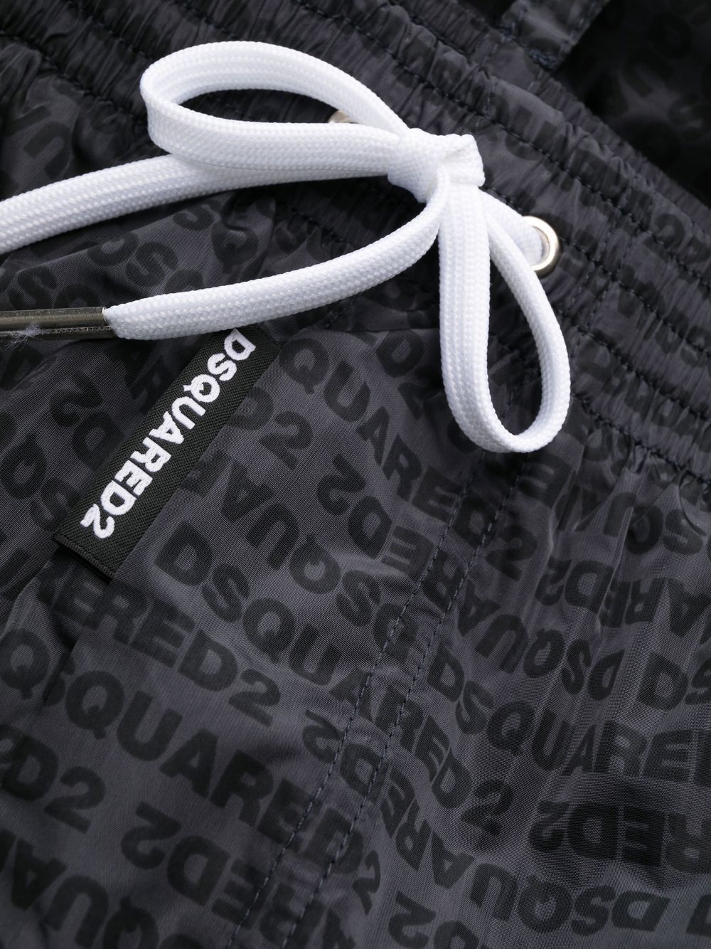 Shop Dsquared2 Logo-print Swim Shorts In Black