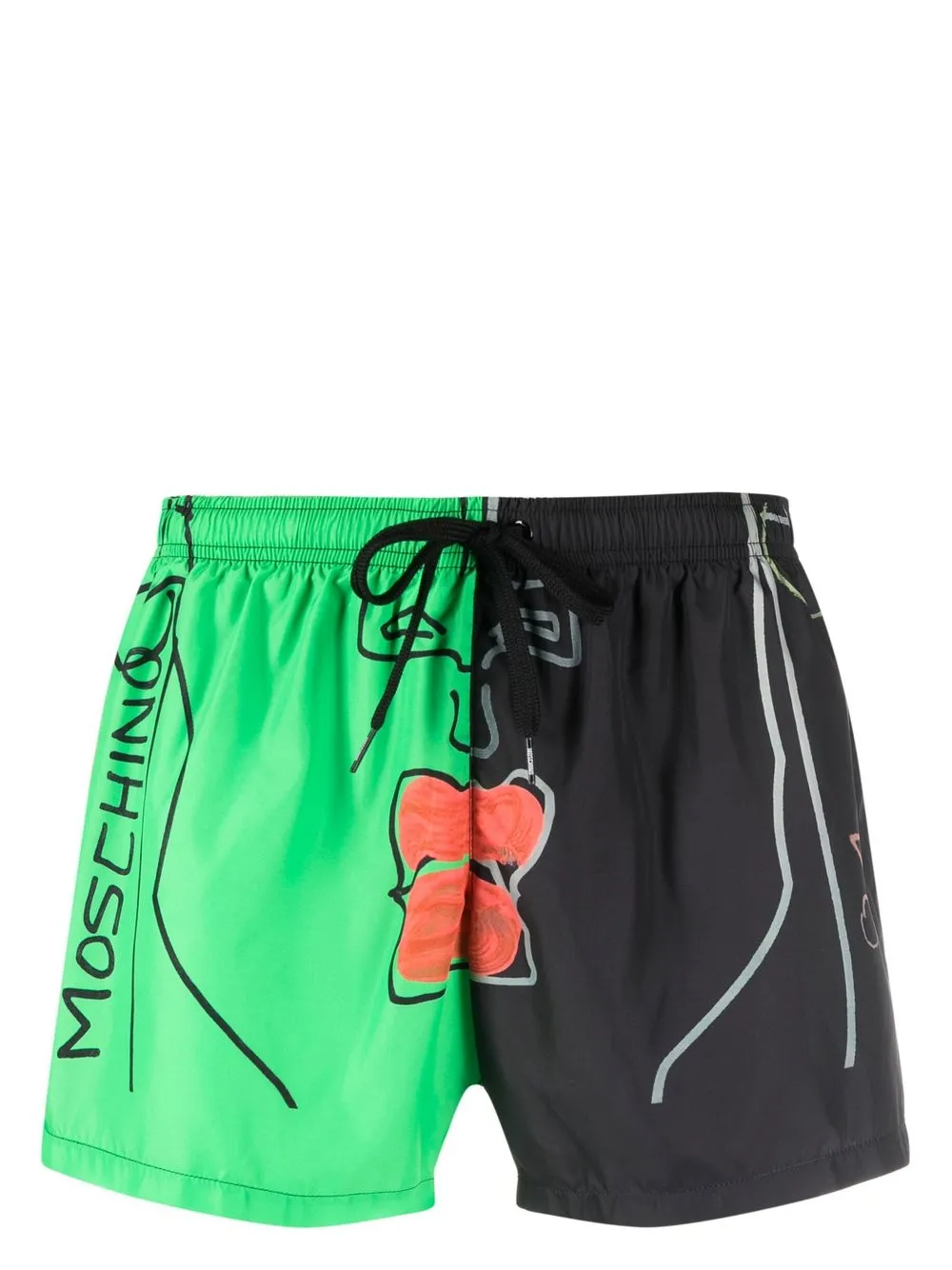 

Moschino logo-print shorts - Green
