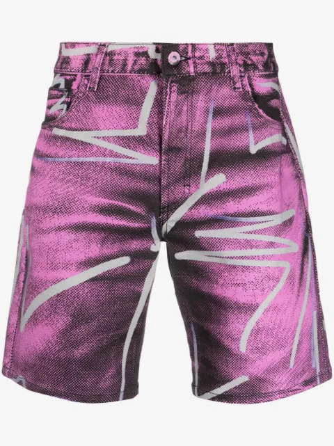 Moschino shorts de mezclilla Shadows & Squiggles