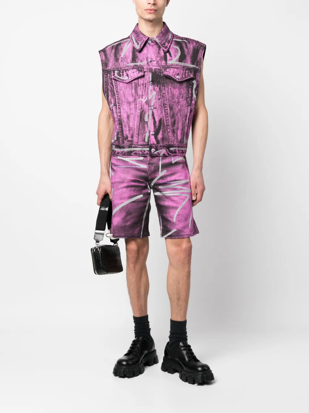 Moschino Denim shorts - Paars