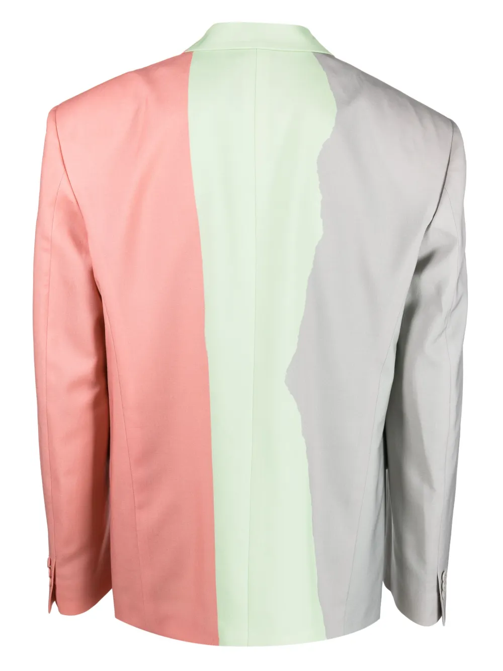 Moschino Blazer met print - Grijs