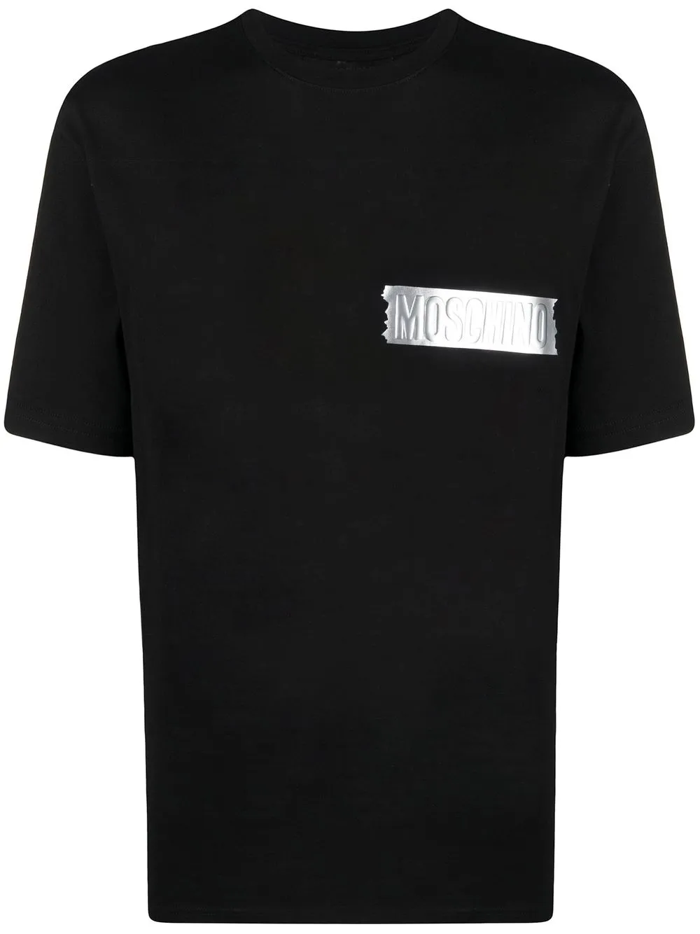 

Moschino logo-patch T-shirt - Black