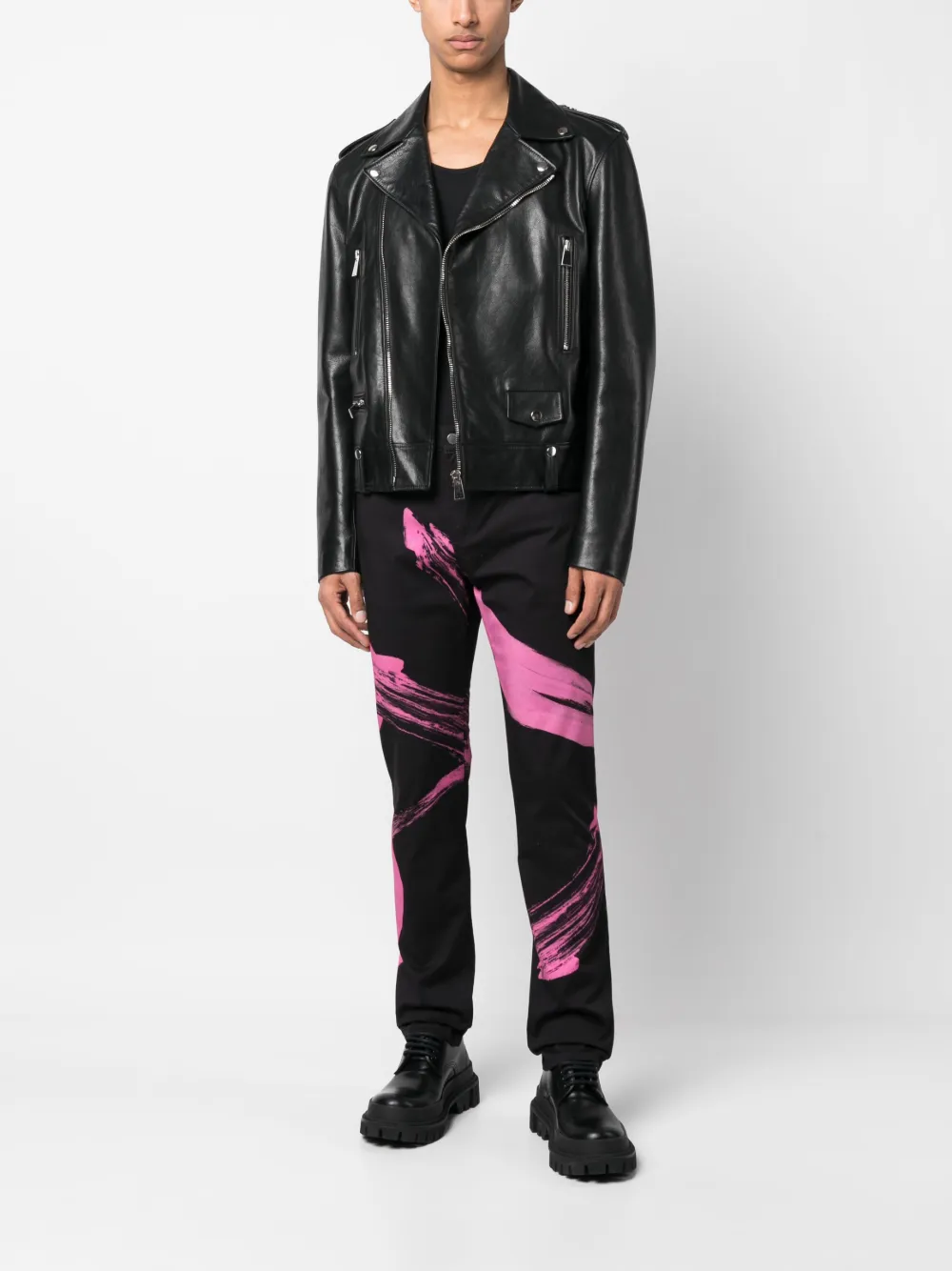 Moschino Gabardine broek - Zwart