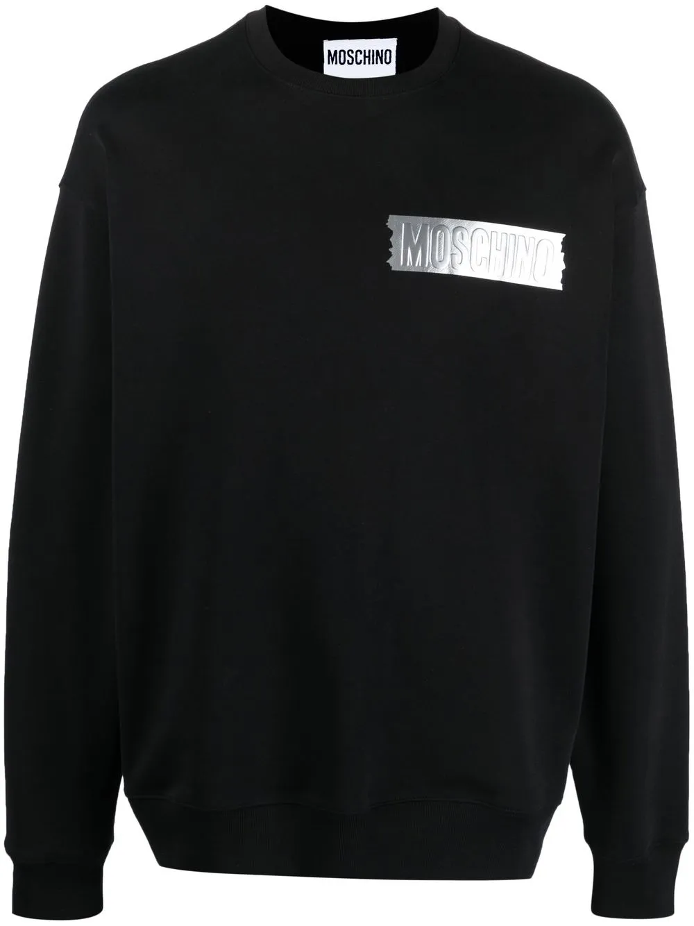 

Moschino logo-patch sweatshirt - Black
