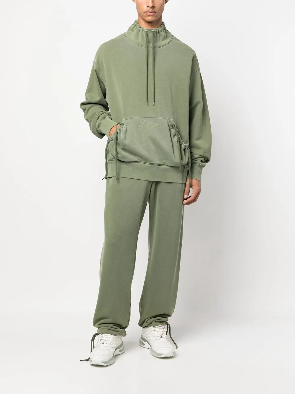 Moschino Sweater met trekkoord - Groen