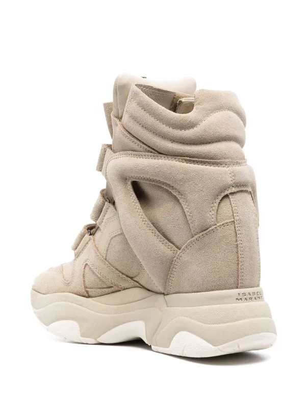 Beige isabel marant sneakers on sale