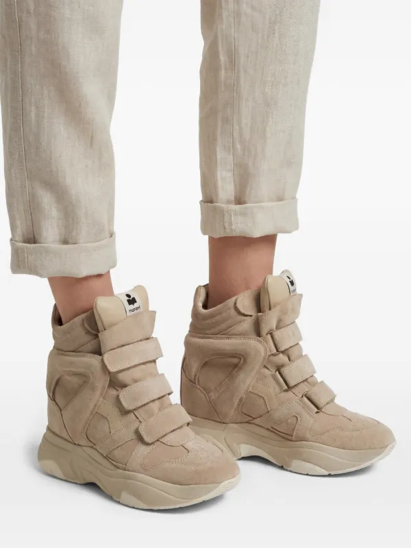 ISABEL MARANT Balskee concealed-wedge Sneakers | Neutrals | FARFETCH