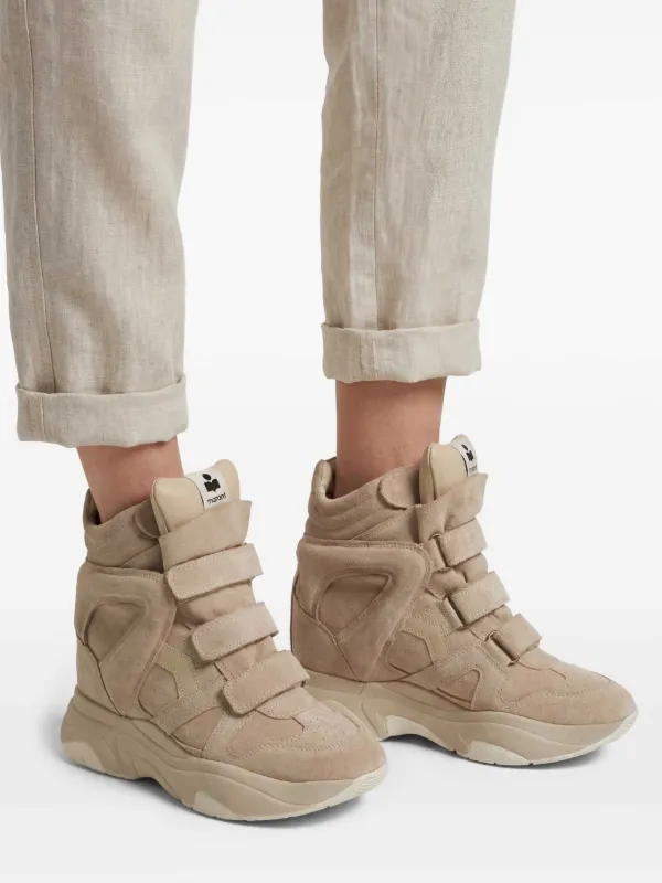 ISABEL MARANT Balskee concealed-wedge Sneakers | Neutrals