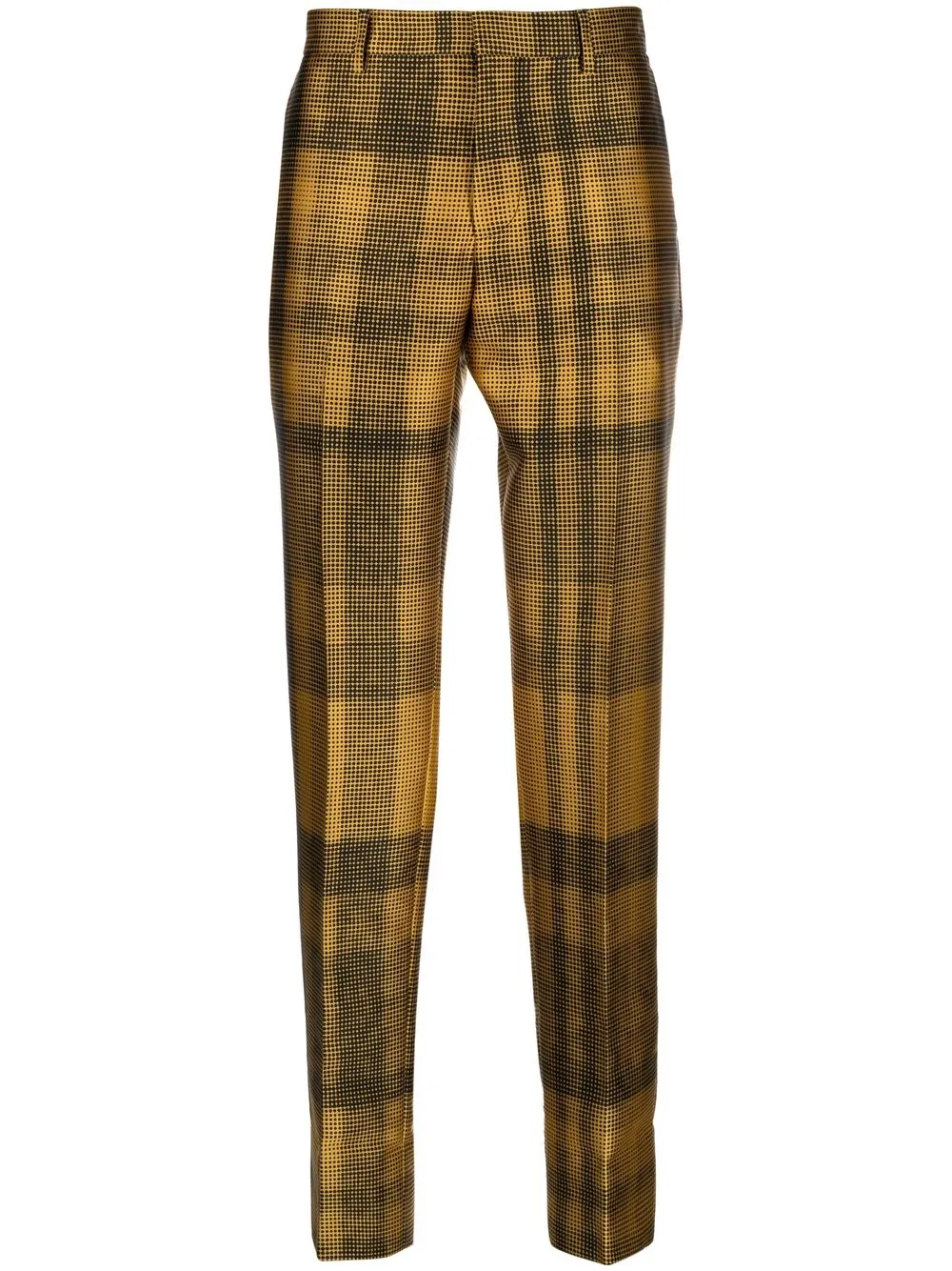 

Moschino pantalones tapered a cuadros - Amarillo