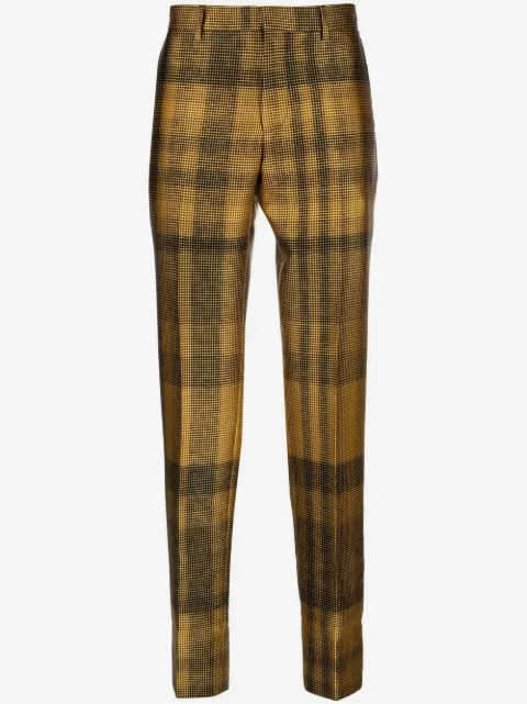 Moschino pantalones tapered a cuadros