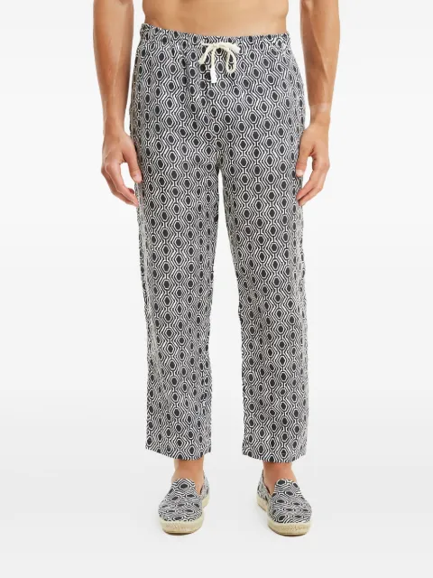 PENINSULA SWIMWEAR geometric-pattern pants