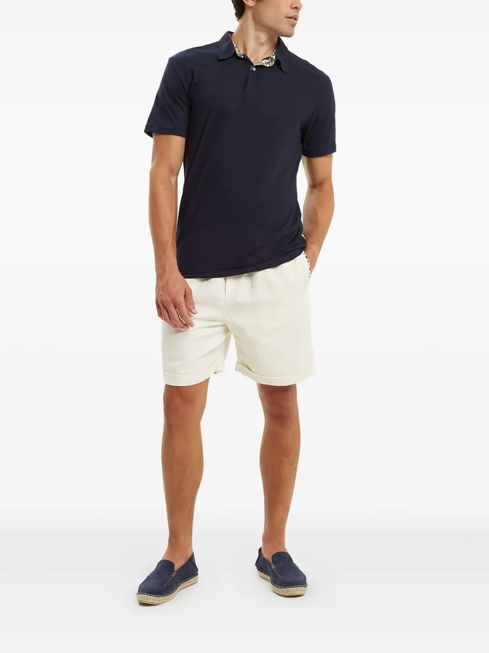 PENINSULA SWIMWEAR Linnen poloshirt - Blauw