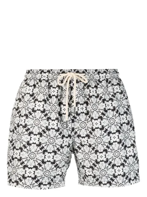 PENINSULA SWIMWEAR geometric-print swim shorts