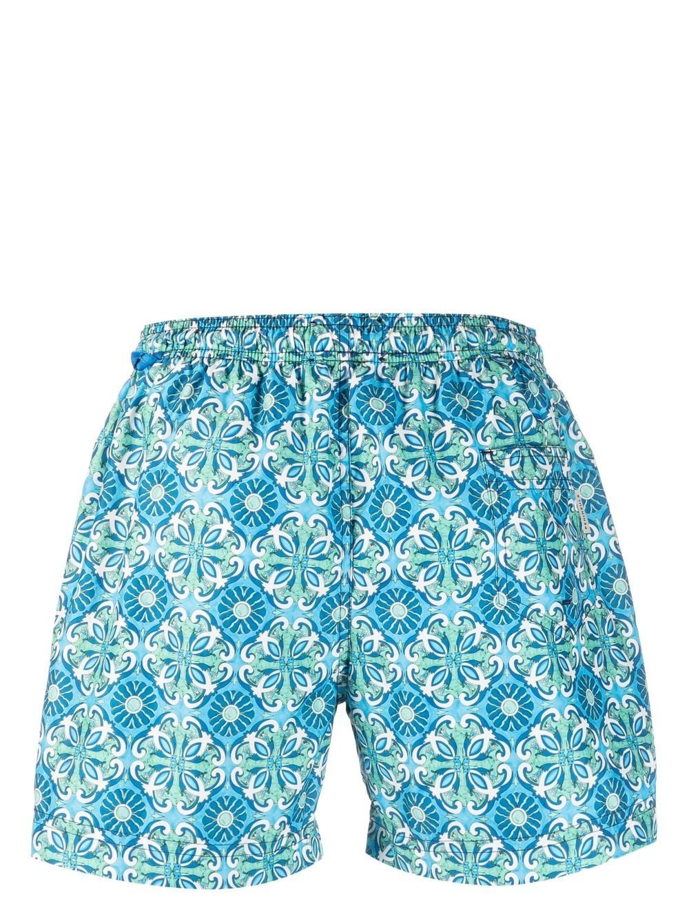 PENINSULA SWIMWEAR Zwembroek met geometrische print - Blauw