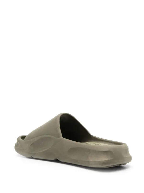 靴 HERON PRESTON SLIDE SANDALS SIZE 43 Heron Preston Eco Moulded Slides Black HMIC004C99MAT0011000