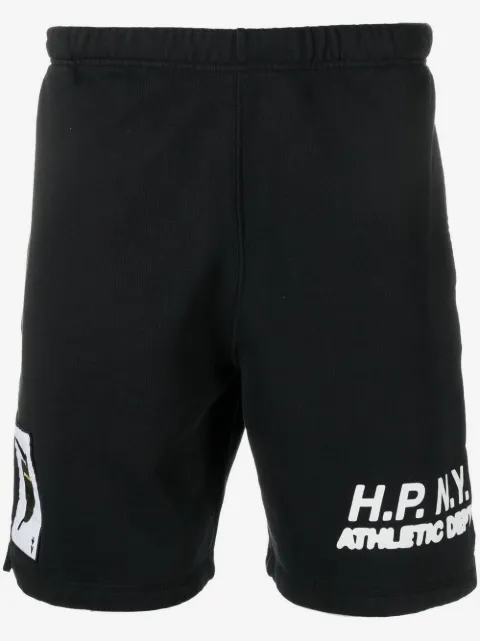 Heron Preston slogan-print cotton shorts