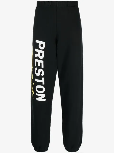 Heron Preston logo-print organic cotton track pants